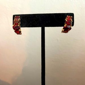 10k gold and garnet earrings
